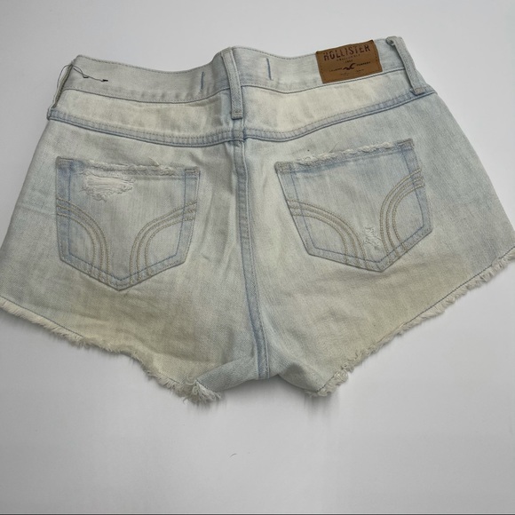 Hollister Faded Lacey Jean Shorts - Picture 4 of 11